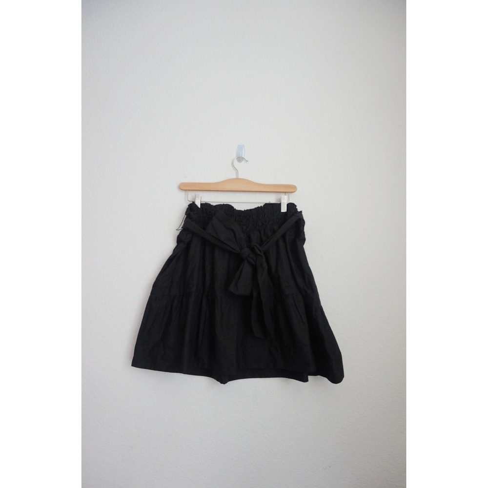 Anthrologie Black Tiered Ruffle Waist Tie Skirt size 2X NWT - Picture 3 of 8